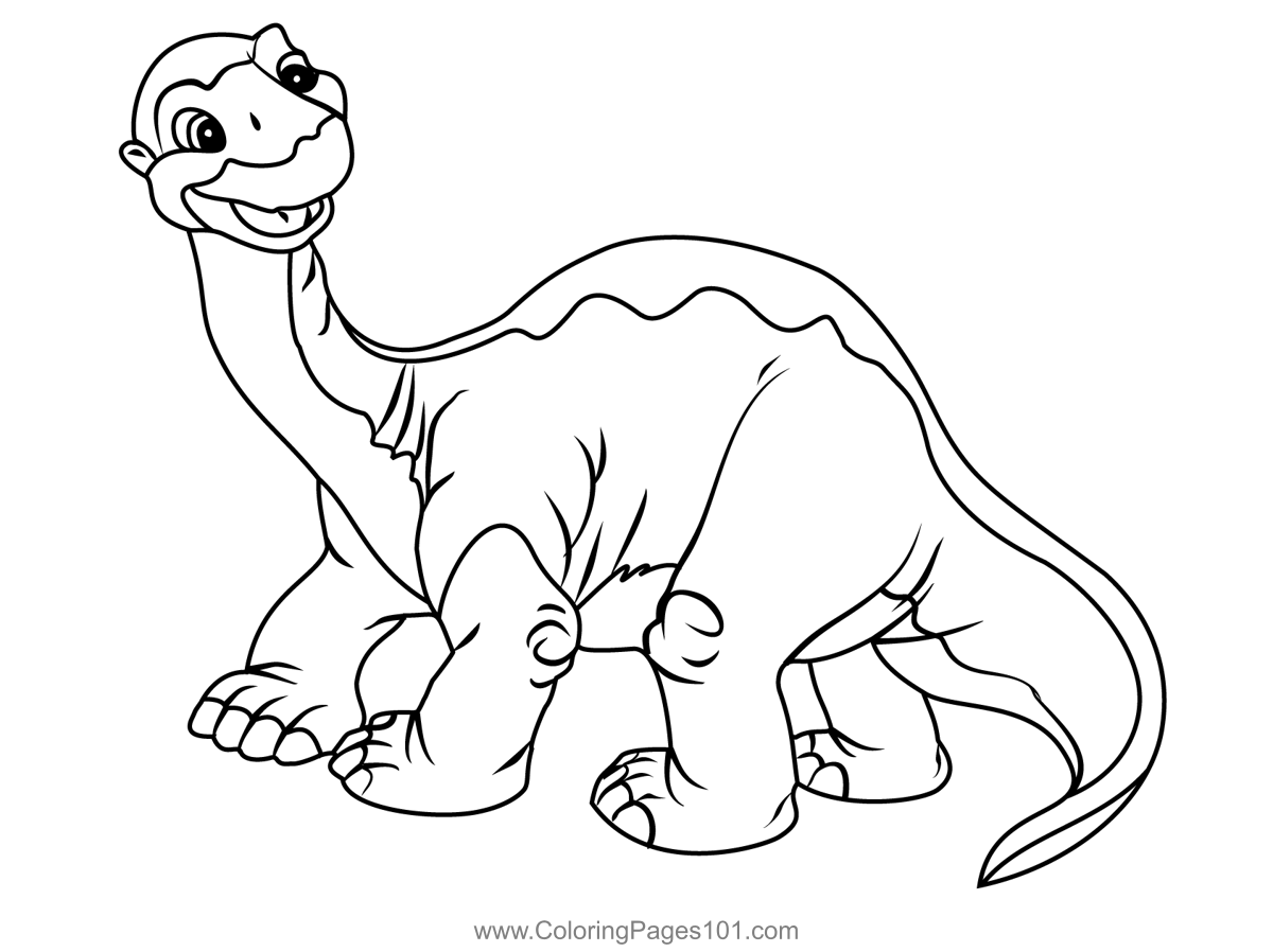 Littlefoot from the land before time coloring page coloring pages tattoo illustration cartoon tattoos