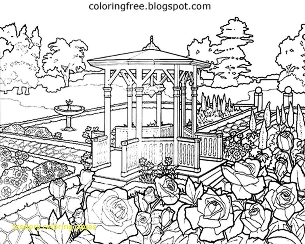 Brilliant photo of landscape coloring pages