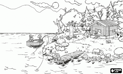 Landscape coloring pages for adults water landscapes coloring pages coloring pages of water landâ adult coloring pages detailed coloring pages coloring pages