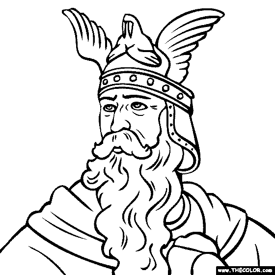 Faous historical figure coloring pages