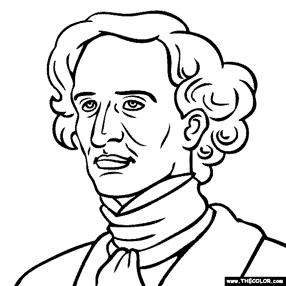 Faous historical figure coloring pages