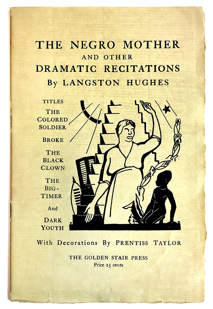 First edition of langston hughes the negro mother inscribed to the i â glenn horowitz bookseller