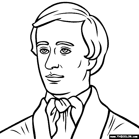 Faous historical figure coloring pages