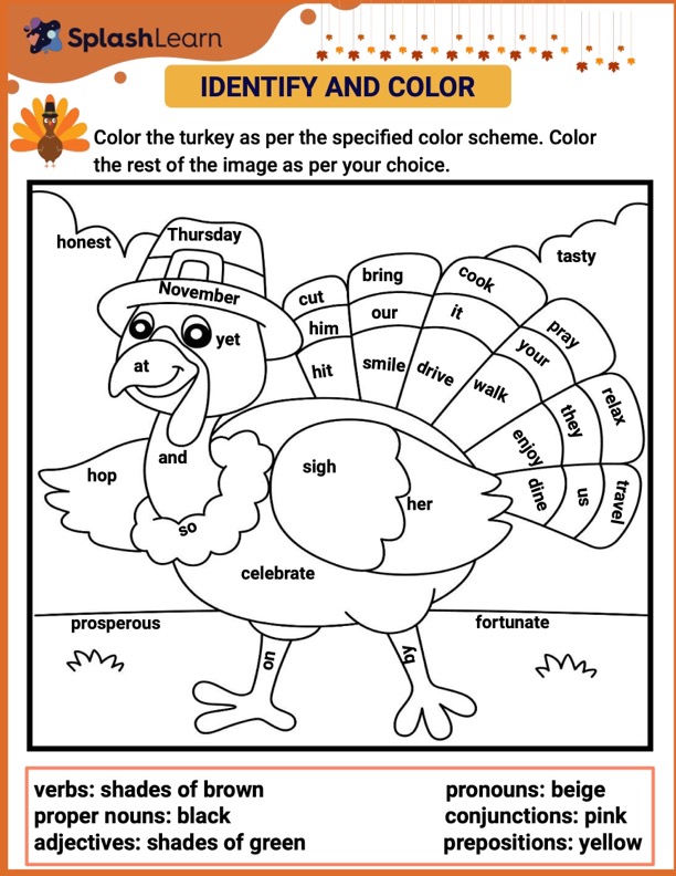 Your thanksgiving coloring sheet