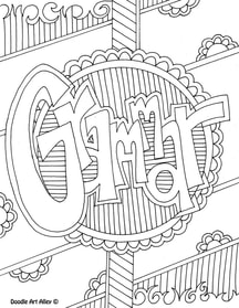 Language arts coloring pages and printables