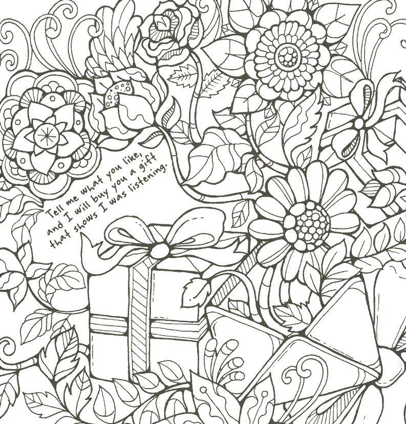 The love languages colouring book