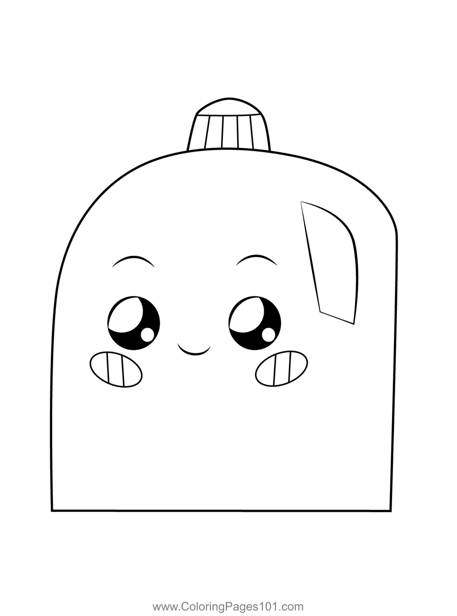 Milky lankybox coloring page coloring pages coloring pages for kids color