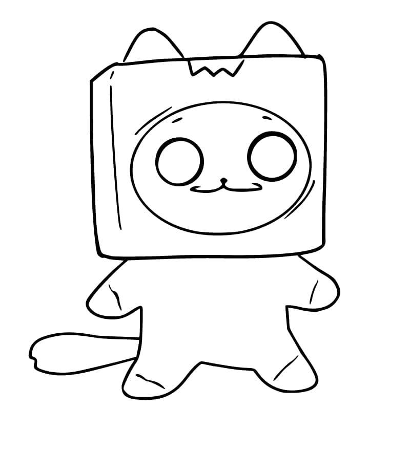 Lankybox coloring pages