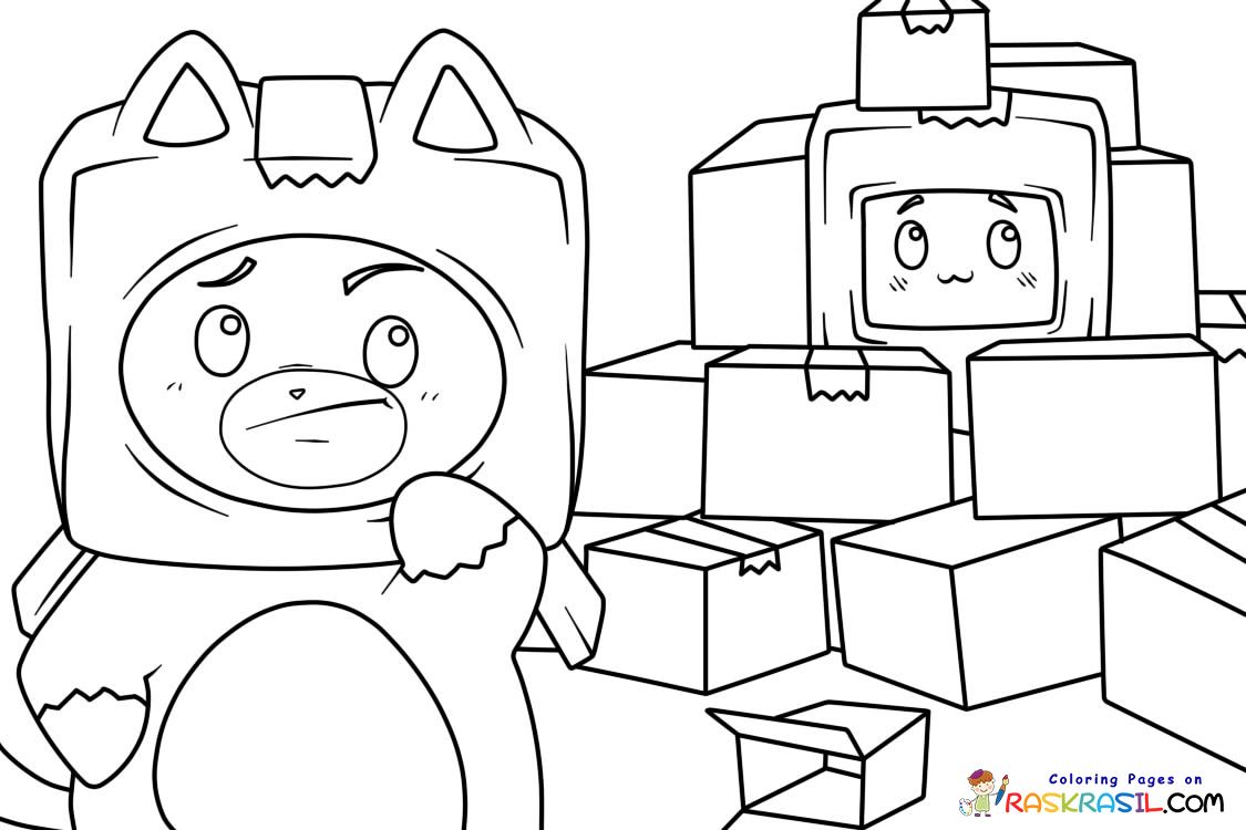 Lankybox coloring pages detailed coloring pages coloring pages color