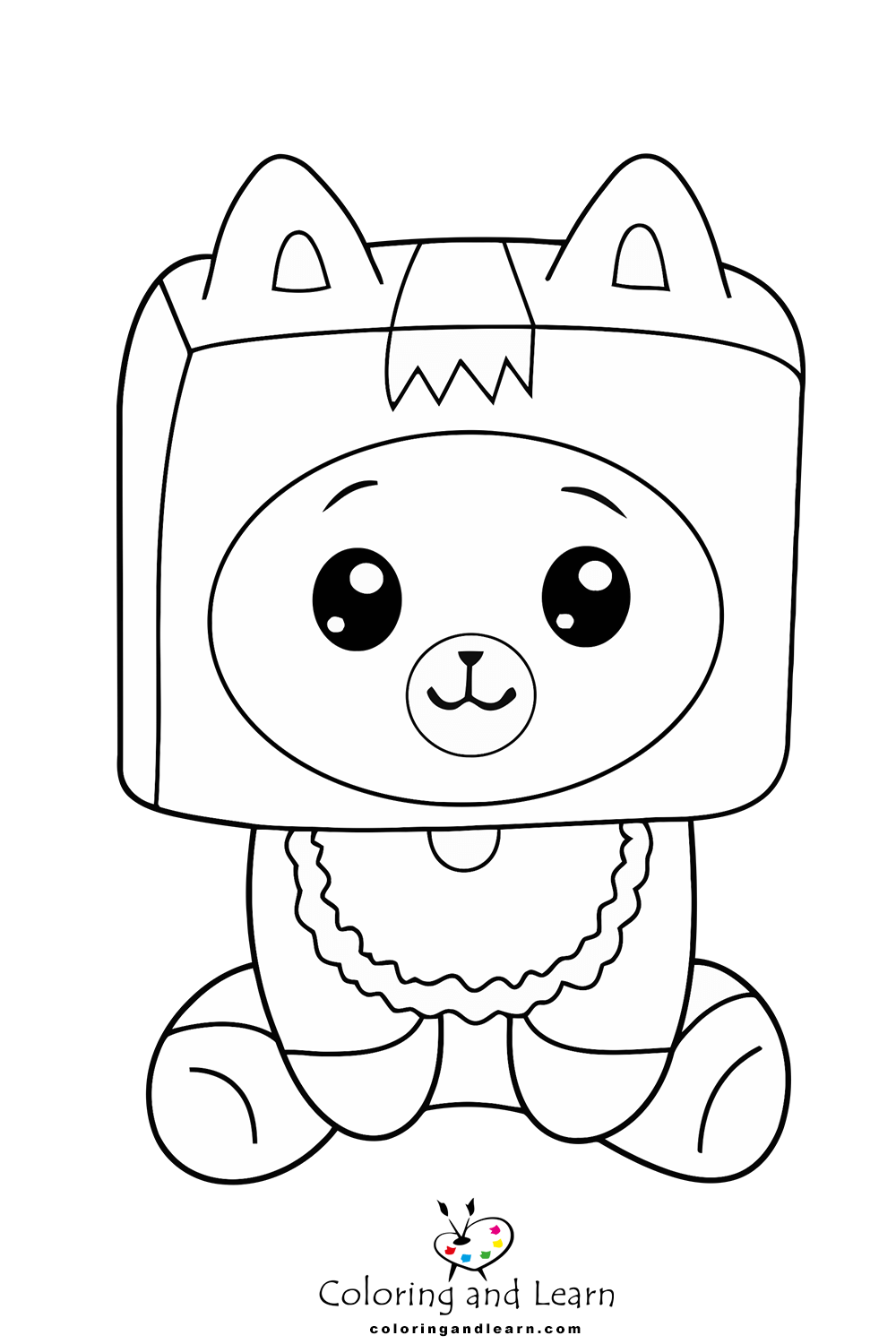 Lankybox coloring pages