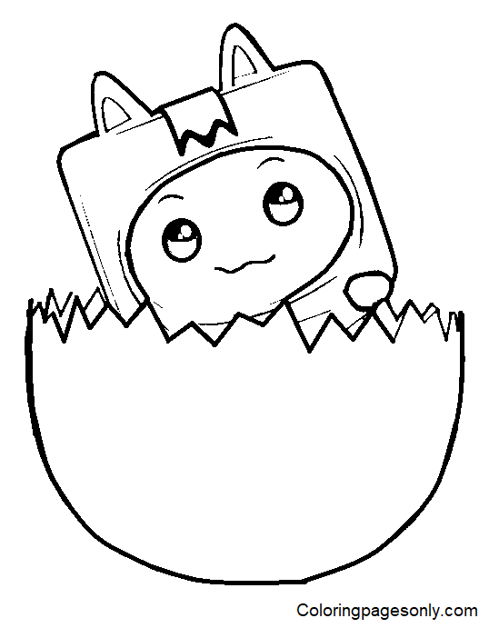 Lankybox coloring pages