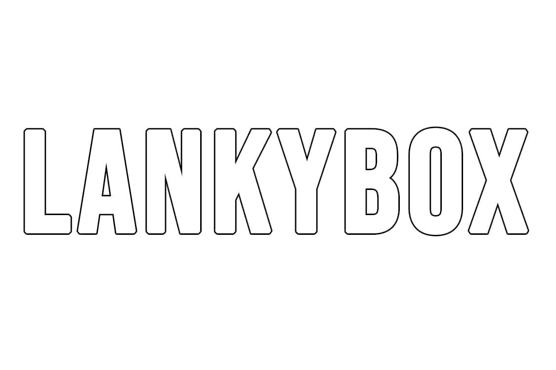 Logo lankybox coloring page