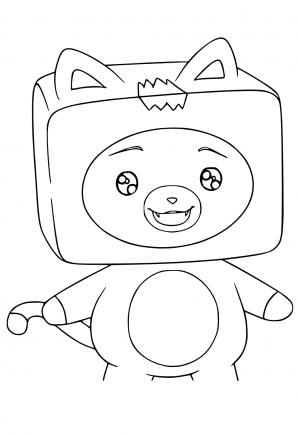 Free printable lankybox coloring pages for adults and kids