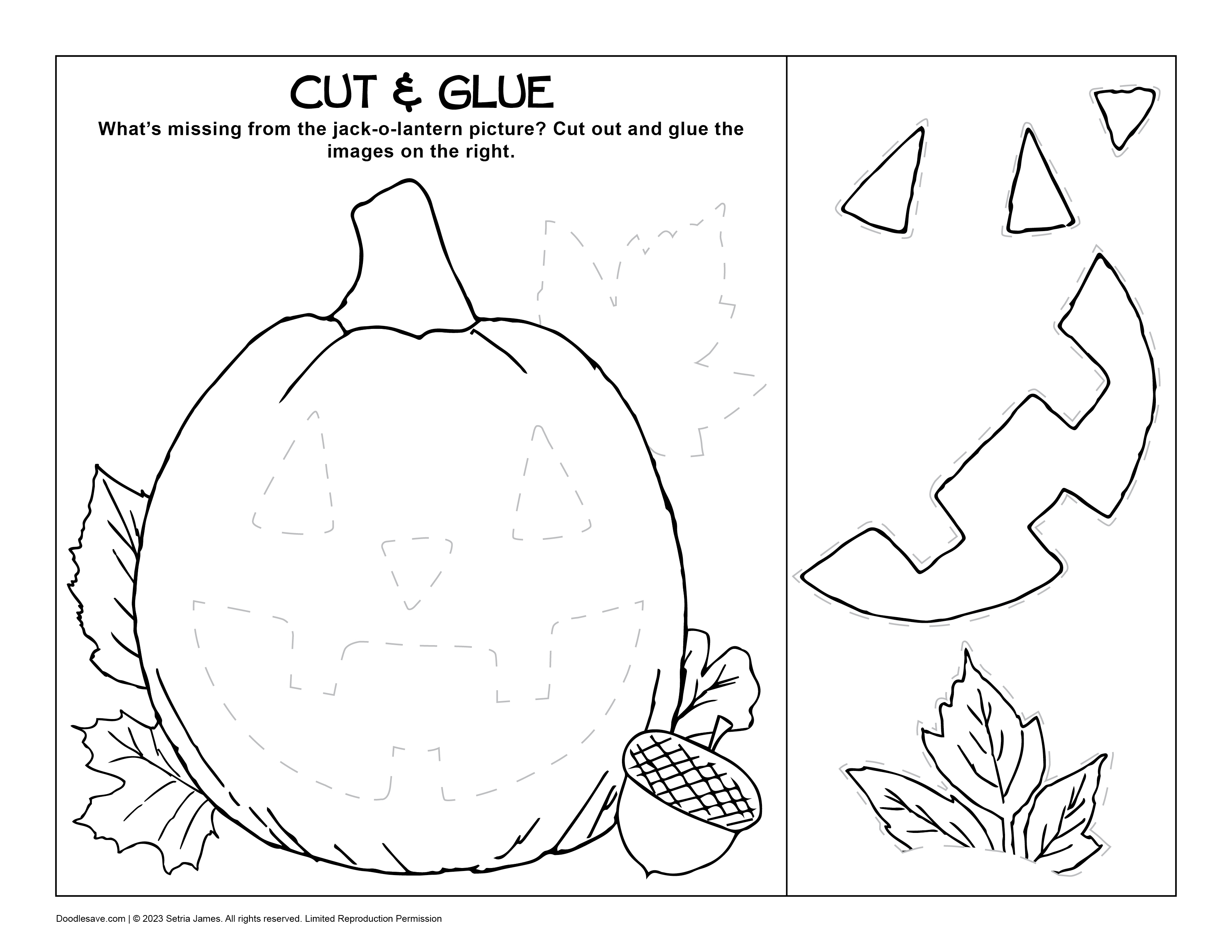 Fall back coloring sheet doodles ave
