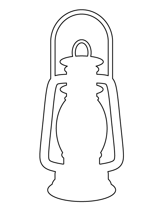 Printable lantern template