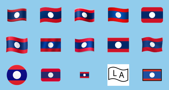 Ðð flag laos emoji