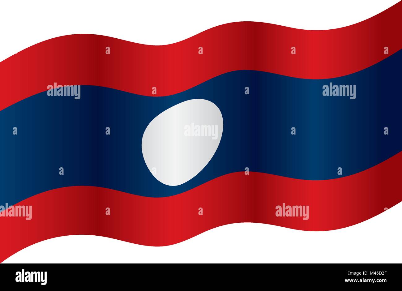 National laos flag hi