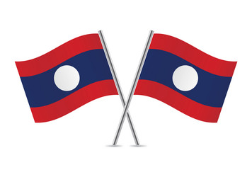 Free laos flags lao vector images