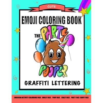 Cute emoji coloring book with graffiti lettering bangladesh