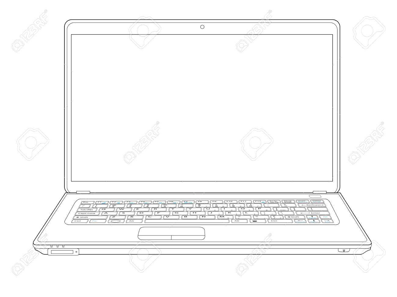 Online coloring pages coloring laptop coloring