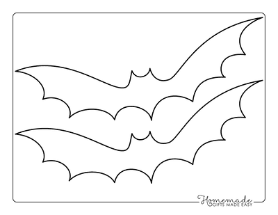 Free printable bat templates for halloween crafts