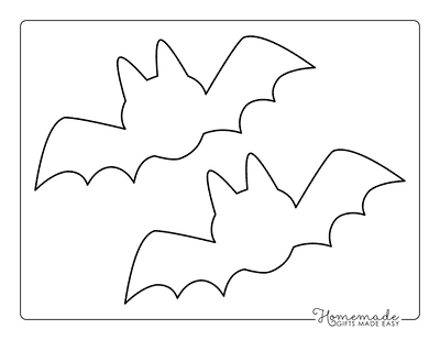 Free printable bat templates for halloween crafts