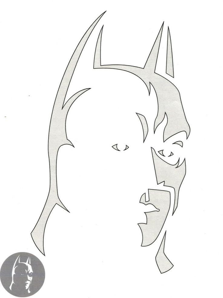 Batman pumpkin carving batman pumpkin stencil batman pumpkin