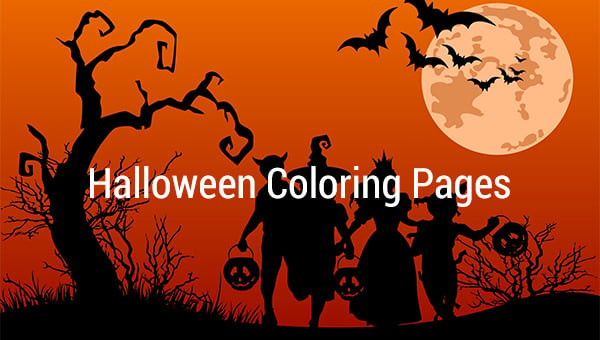 Halloween coloring pages