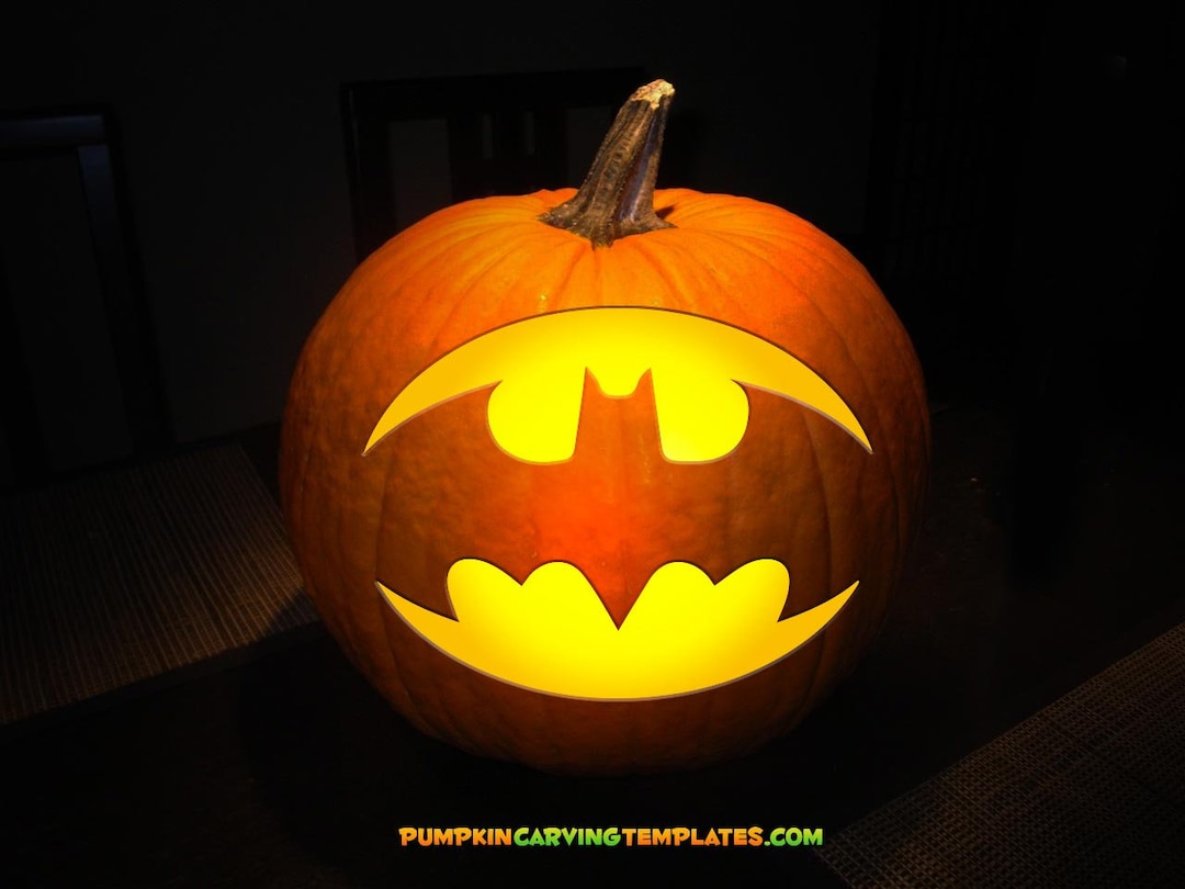 Batman pumpkin stencils