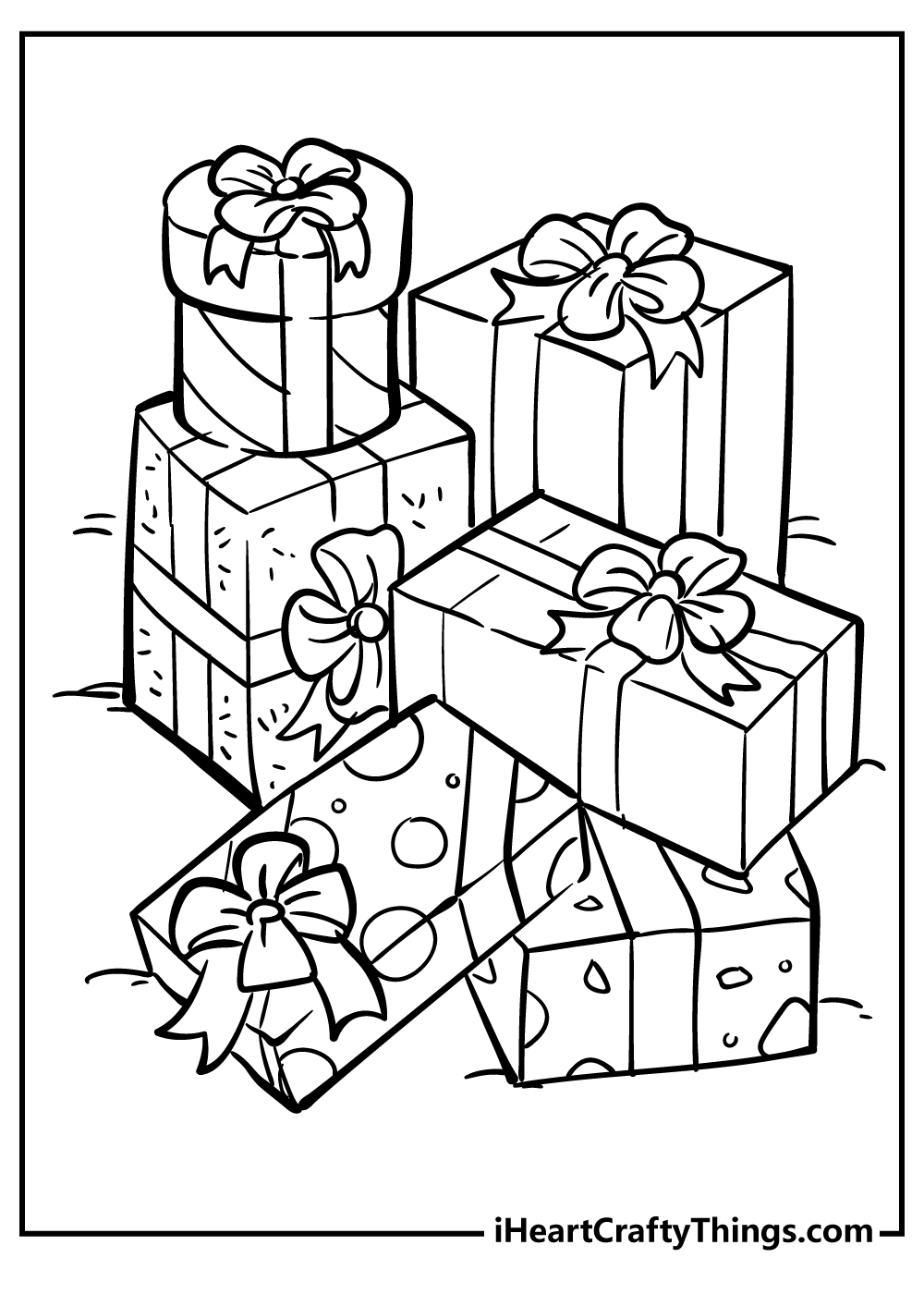 Christmas coloring pages free printables