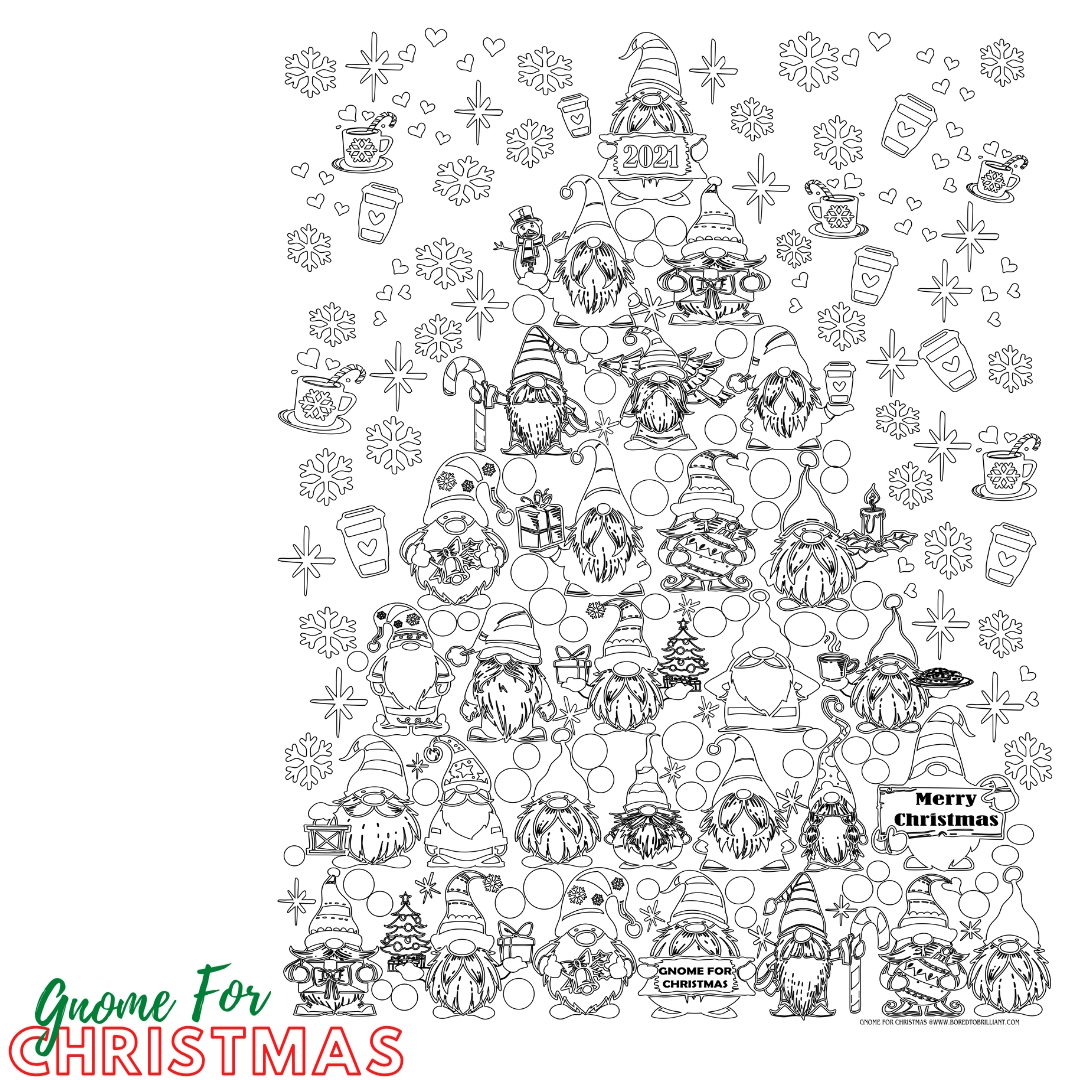 Giant christmas coloring posters