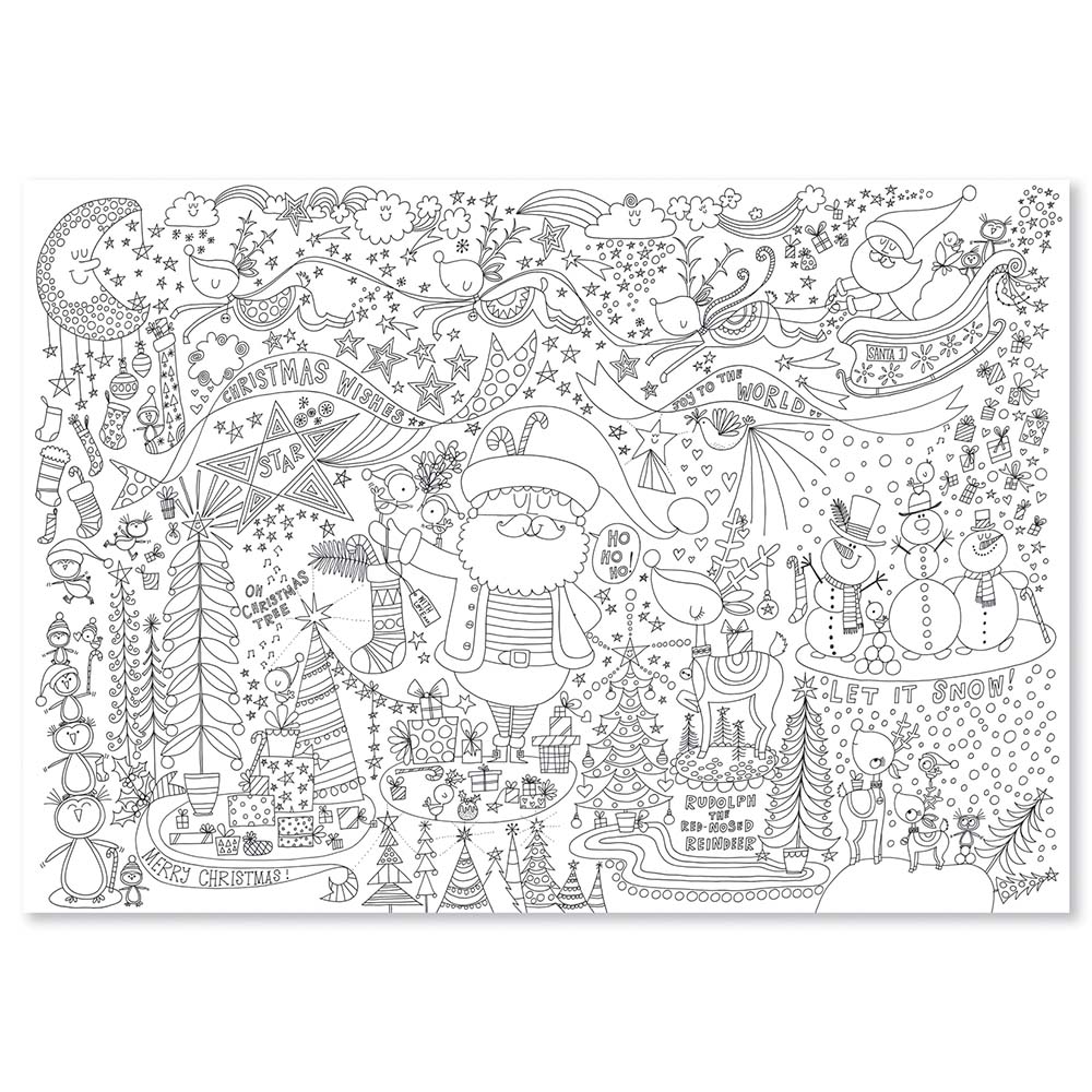 Christmas colouring poster â guide dogs shop