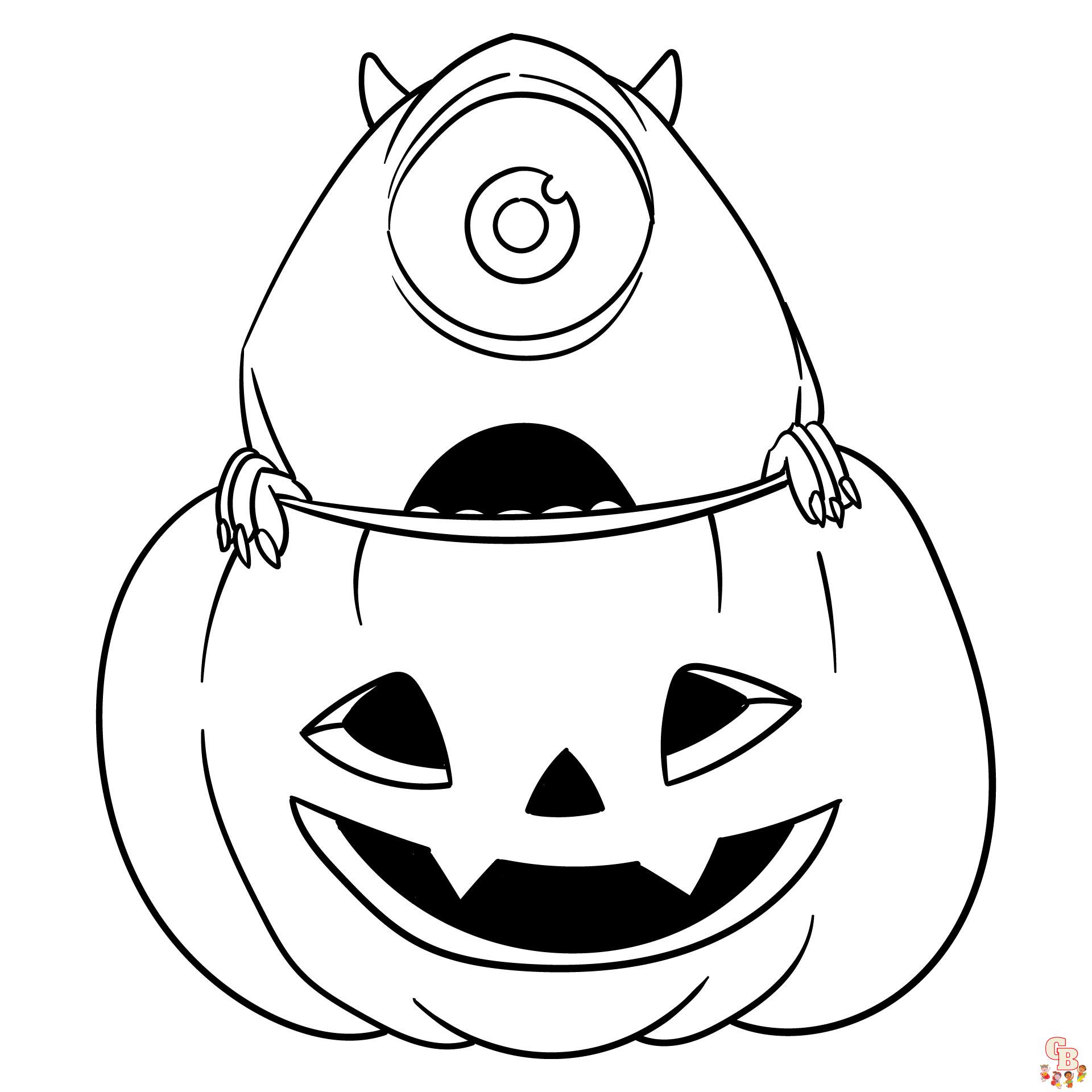 Spooky fun with scary halloween coloring pages