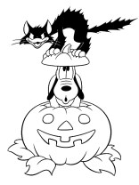 Free printable halloween loring pages for kids