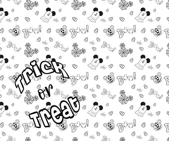 Mickey mouse table top coloring page extra large poster large coloring page kids activity coloring banner halloween mickey disney disneyland