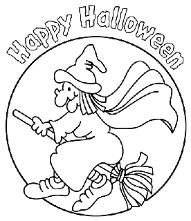 Halloween free coloring pages