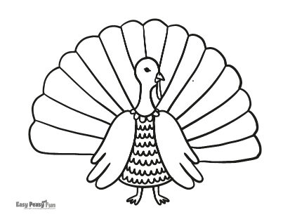 Turkey coloring pages