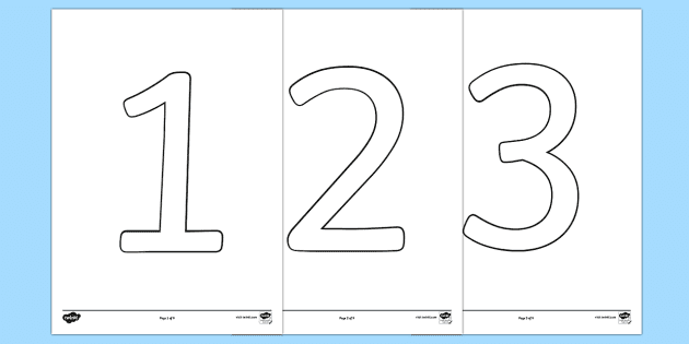 Age to big numbers colouring pages teacher made