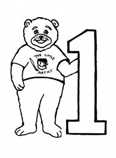 Number coloring page coloring pages coloring pictures numbers