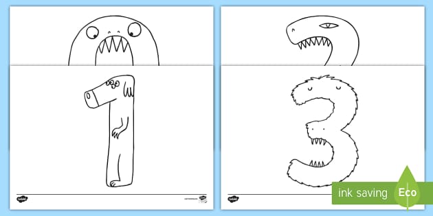 Age to big numbers colouring pages teacher made