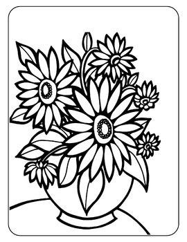 Bold and easy large print coloring book coloring pages for kids toddlers