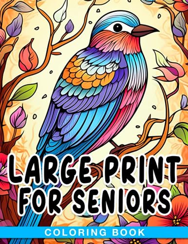 Large print for seniors coloring book beautiful coloring pages with creative and amazing illustrations gift idea for kids teens boys and girls stress relieving by hazel sharpe