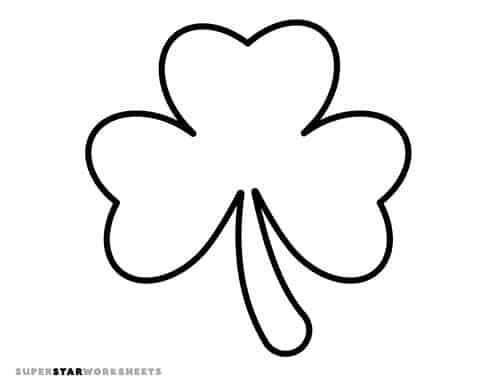 Shamrock templates