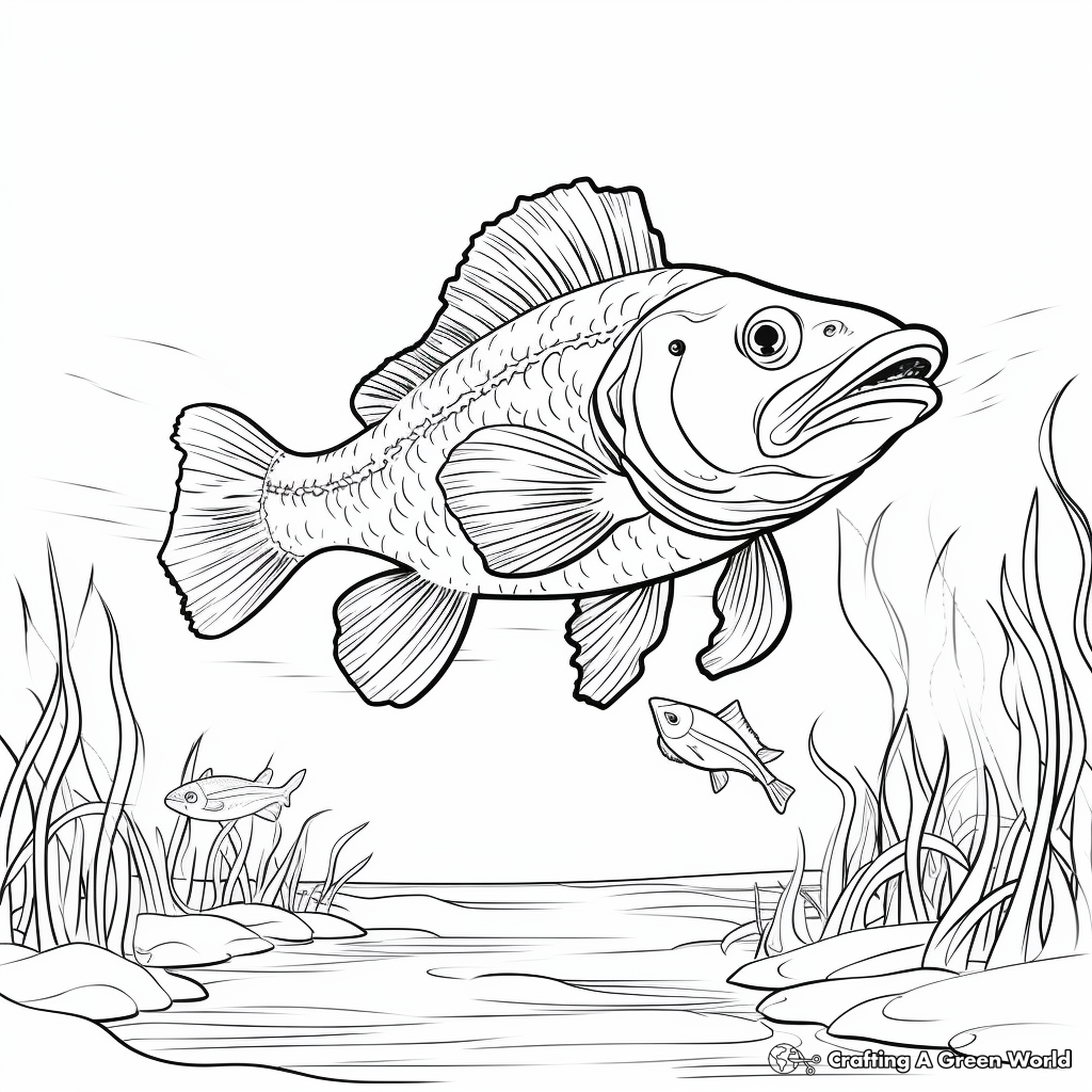 Walleye coloring pages