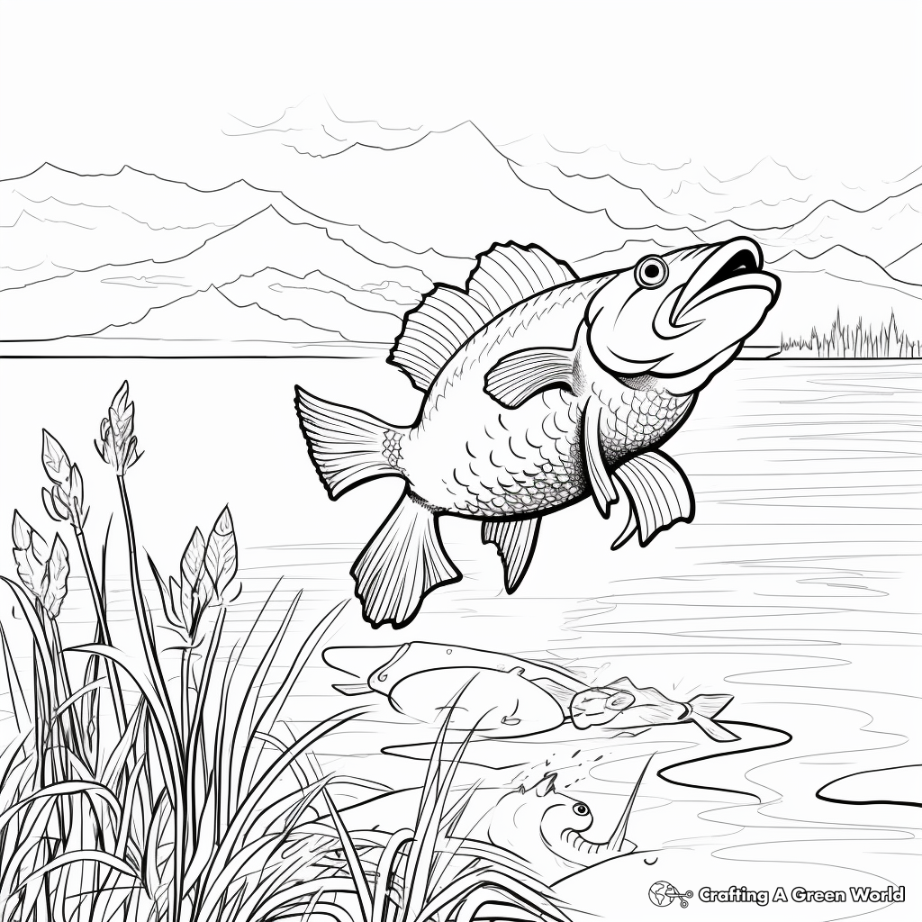 Walleye coloring pages