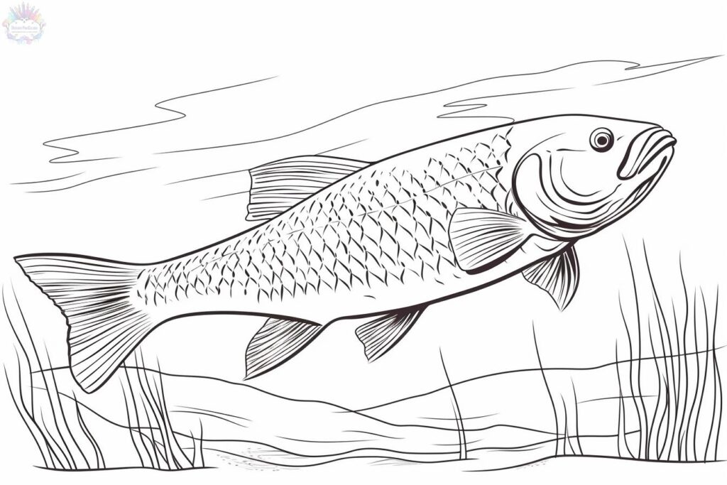 Fish coloring pages