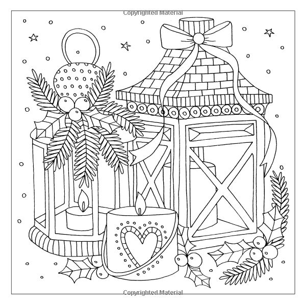 Creative christmas coloring lark crafts amazoncom books detailed coloring pages christmas coloring sheets christmas coloring pages