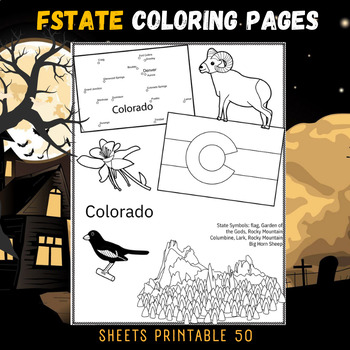 States coloring pages exploring americas diversity through creative color