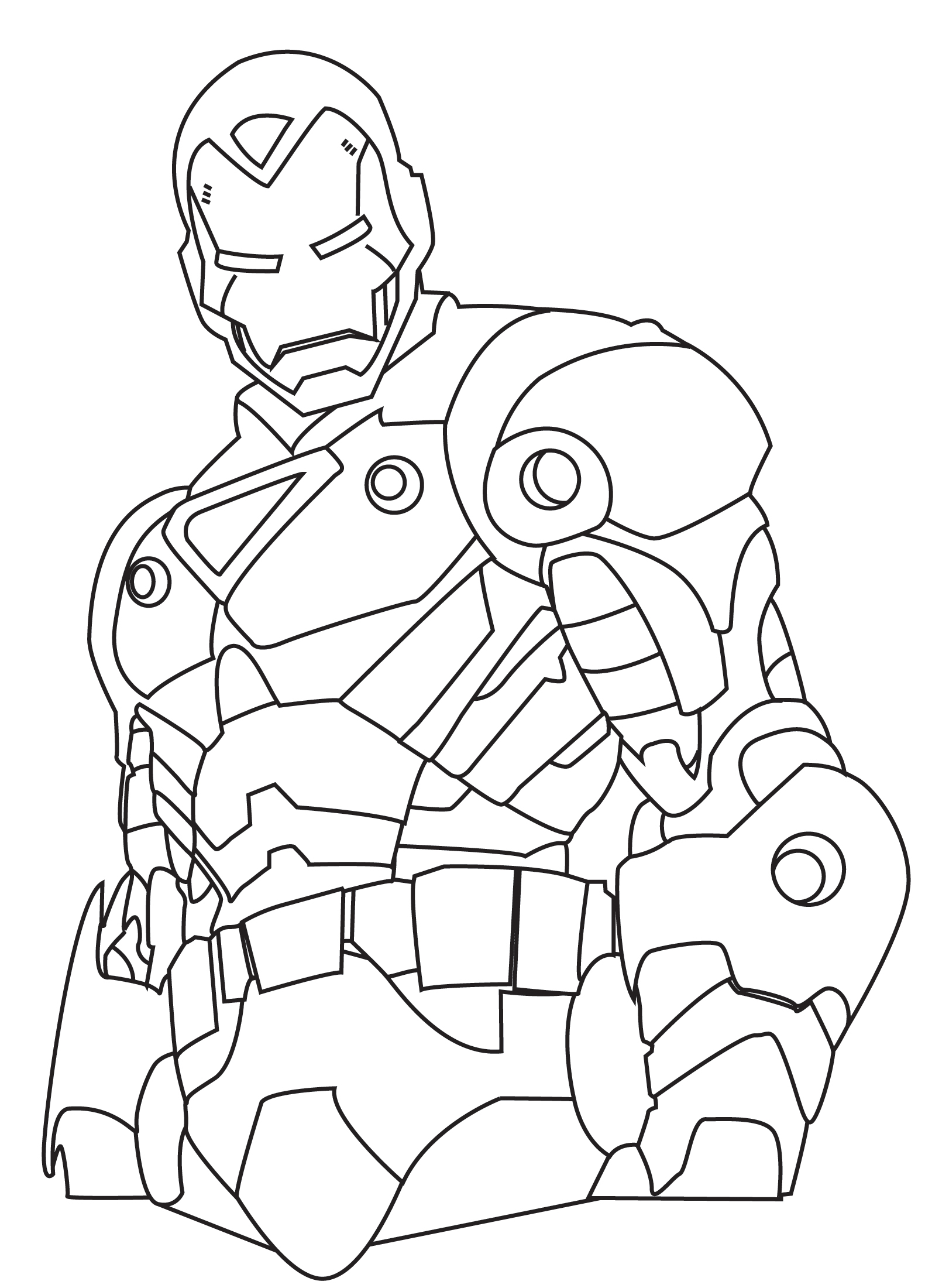 Ironman coloring sheet contest by graffd on