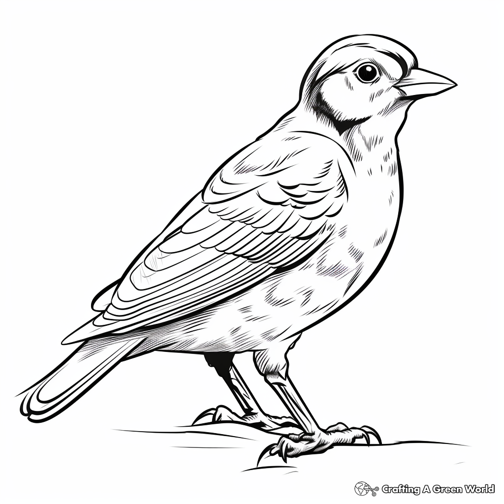 Woodpecker coloring pages